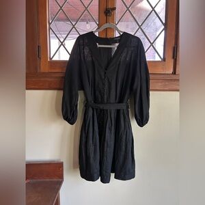 Banana Republic Black Long Sleeve Dress